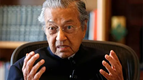 Reuters Former Malaysian PM Mahathir Mohamad in Putrajaya, Malaysia, on 30 March 2017