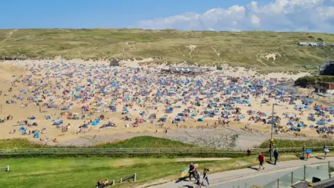 Sarah Mawer Perranporth Beach