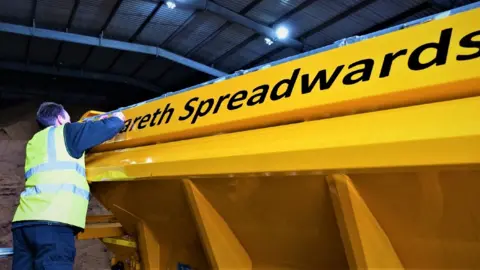 Neath Port Talbot council Gritting machine