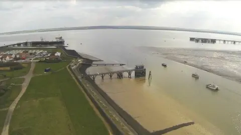 Canvey Community Archive The Holehaven Creek jetty