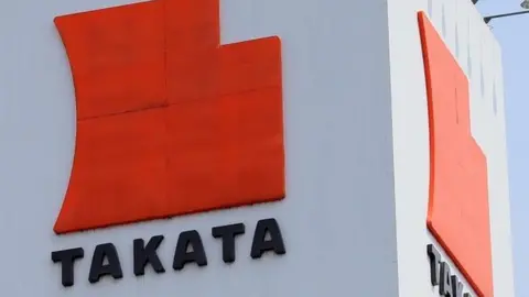 Getty Images Takata sign