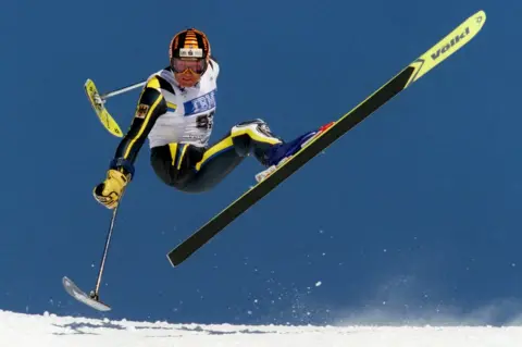Alex Livesey/ Getty Images Alexander Spitz of Germany in mid-air.