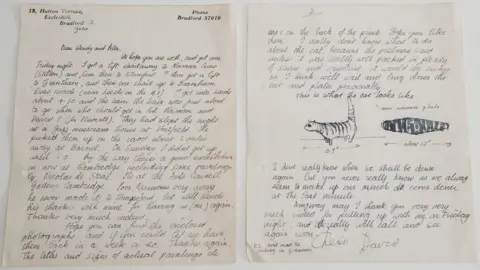 Stacey's Auctioneers Letter from David Hockney