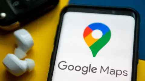 Getty Images The Google Maps logo