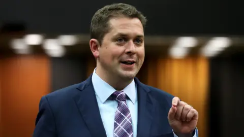 Getty Images Conservative leader Andrew Scheer