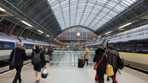 Getty Images Passengers for Eurostar