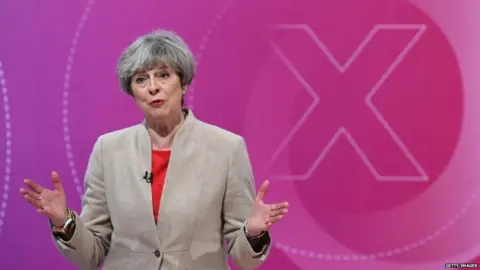 Getty Images Theresa May