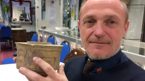 HANSONS AUCTIONEERS Karl Martin and his ancient pot