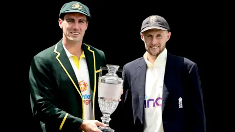 Australia captain Pat Cummins and England skipper Joe Root