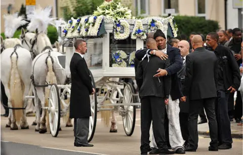 Getty Images Mark Duggan's funeral