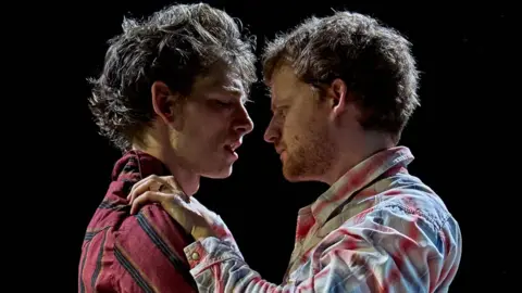 Manuel Harlan Mike Faist and Lucas Hedges in Brokeback Mountain