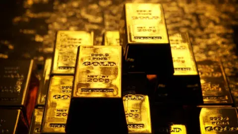 Getty Images Gold bars