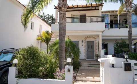 PA Media The house the couple shared near Paphos