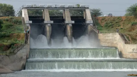 Getty Images Narmada dam in India