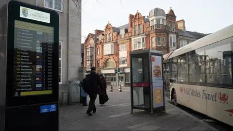 BBC Aberystwyth Bus Station