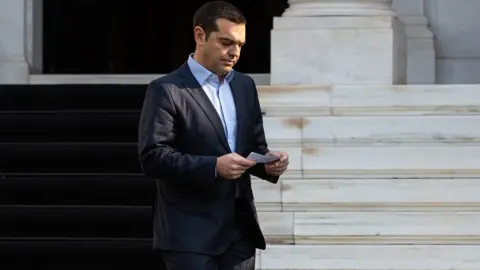 AFP Greek Prime Minister Alexis Tsipras in Athens, 13 January