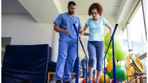 Getty Images Stock picture of physiotherapist