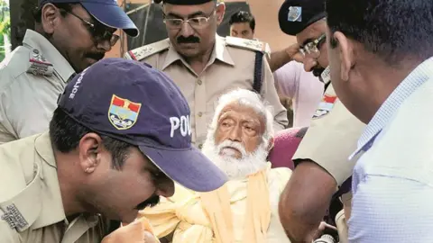 Press Trust of India Environmentalist G D Agarwal being taken to hospital