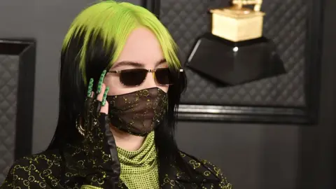 Getty Images Billie Eilish at the Grammy awards