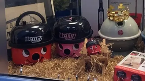 Henry and Hetty cleaners and a Hoover Constellation