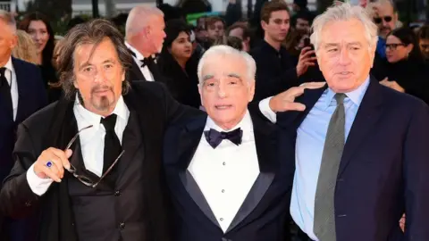 PA Al Pacino, Martin Scorsese and Robert De Niro at last year's BFI London Film Festival