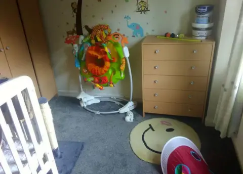 Derbyshire Social Services Finley's room looking clean and tidy