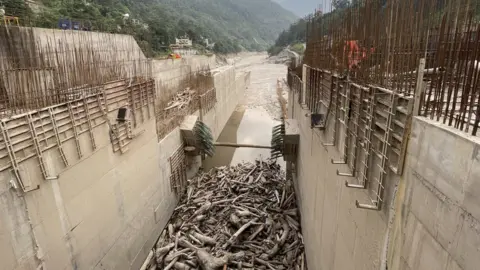 Manish Jalui/BBC Sikkim floods