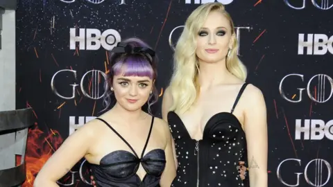 Getty Images Maisie Williams and Sophie Turner