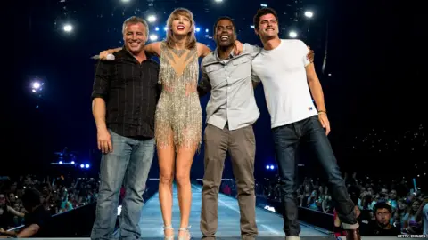 Getty Images Matt Leblanc, comedian Chris Rock and actor Sean O'Pry