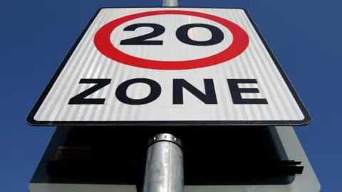 Getty Images 20mph sign