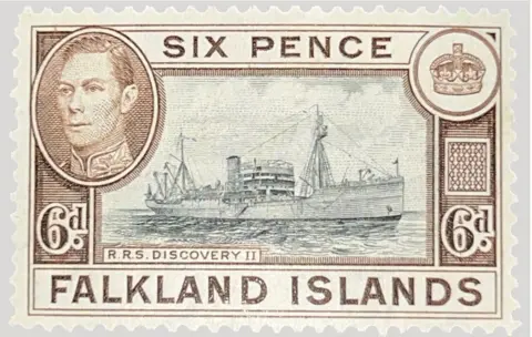 BBC Discovery II stamp
