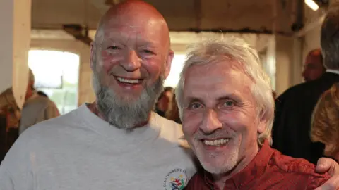 Greenpeace/Vicki Couchman Michael Eavis and Bob Wilson