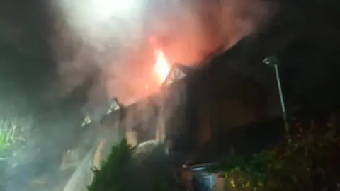 TVP Rowe Court flat fire