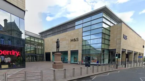 Google M&S store at Bradford's Broadway centre