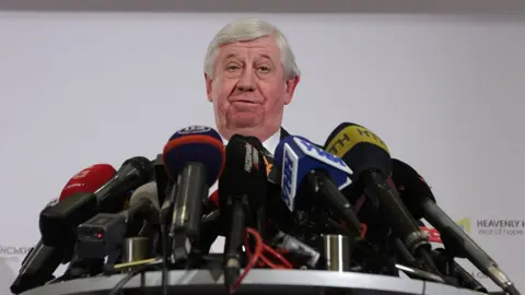 Getty Images Viktor Shokin at a 2016 press conference