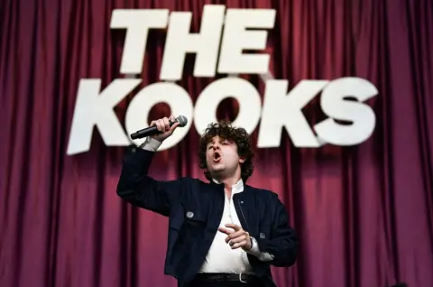 Getty Images Luke Pritchard of The Kooks performs on the main stage during the TRNSMT Festival at Glasgow Green