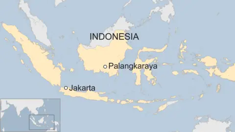 Map of Indonesia