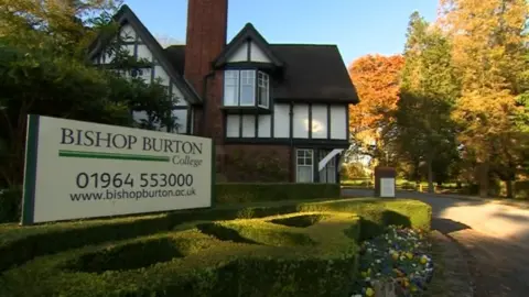 The gates of Bishop Burton College