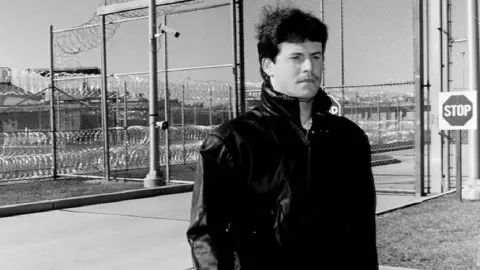 AFP/Getty Rodney Peairs walking out of Baton Rouge prison in November 1992