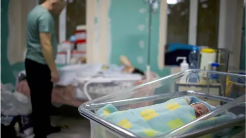 Getty Images Hospital ward in Kyiv, Ukraine