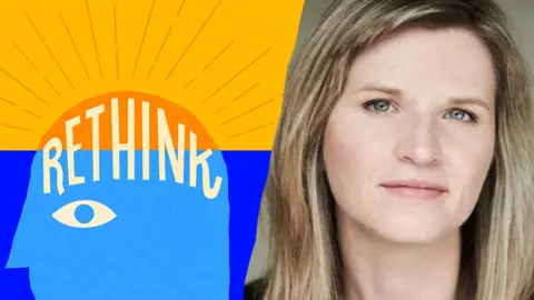 BBC Rethink logo and Tara Westover