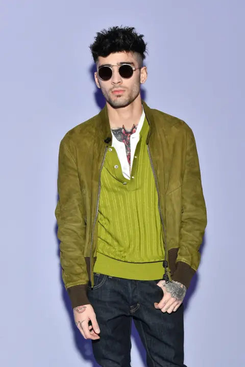 Getty Images Zayn Malik at New York Fashion Week