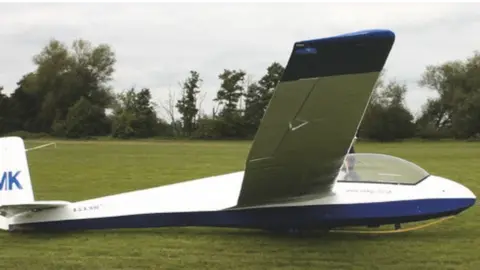 AAIB Crashed glider