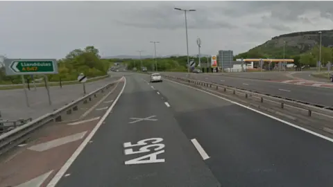 Google The A55 at Junction 23