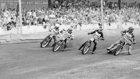 Getty Images Racers at Abbey Stadium