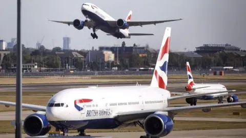 AFP British Airways planes