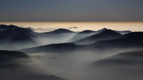 Martyn Blythin Snowdonia from the air