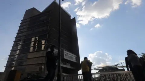 EPA The Sebin intelligence agency headquarters in Caracas. Photo: 8 October 2018