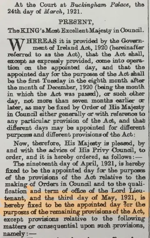 London Gazette The confirmation of the date can be found in the London Gazette