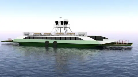 Artist's impression of new ferry